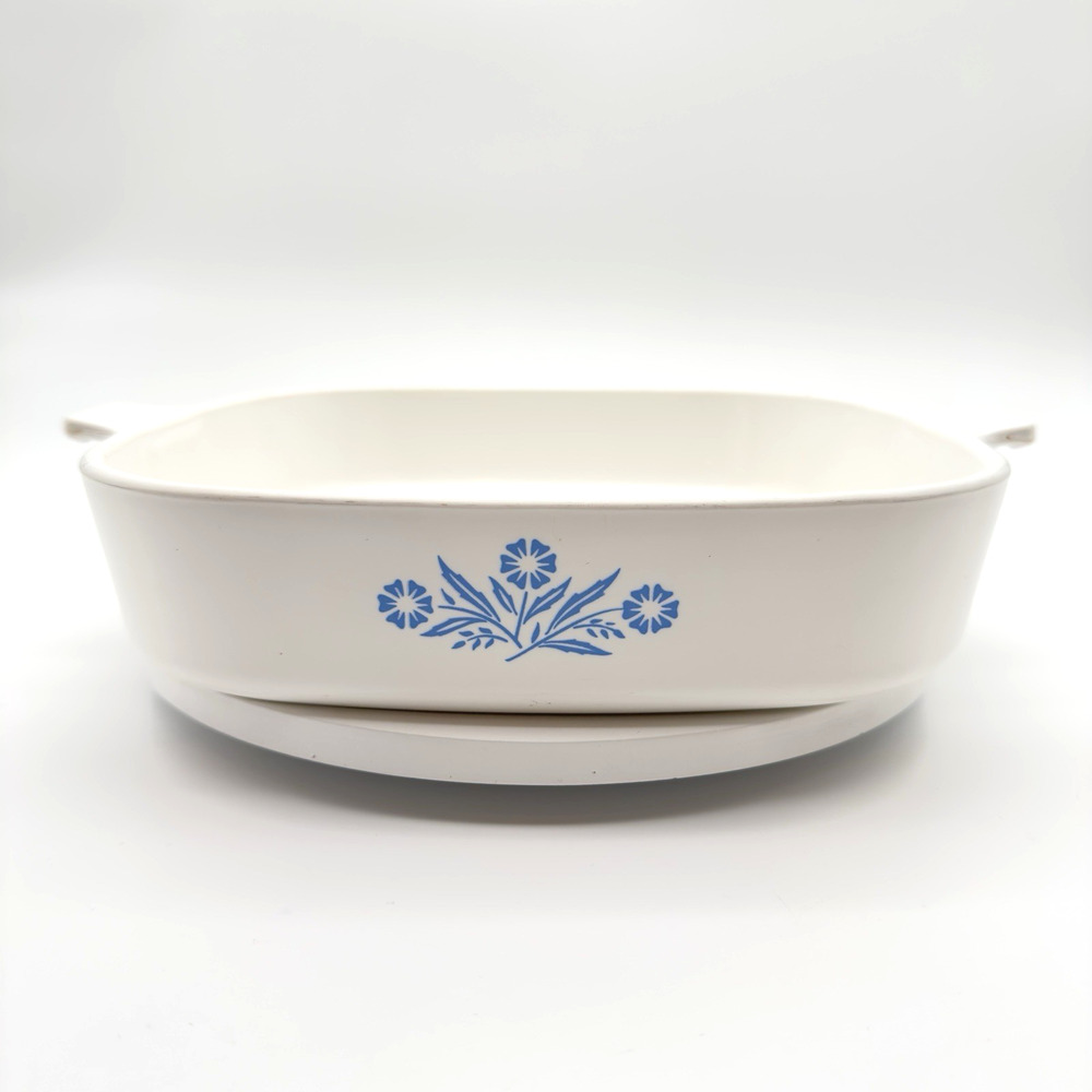 Corningware Blue Cornflower P-10-B Casserole Dish 10" USA Vintage